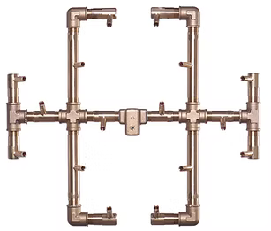 Warming Trends CFB180 Original CROSSFIRE® Brass Burner with Square Plate
