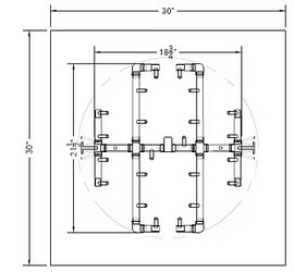 Warming Trends Universal Paver Kit for 39 Inch  - 41 Inch  Openings - 0