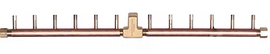 Warming Trends CFBL130 Linear CROSSFIRE® Brass Burner with Plate and Flex Line Kit (FK1)