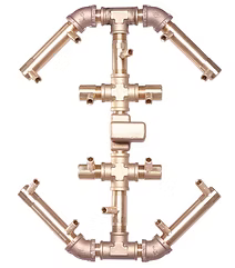 Warming Trends CFBO140 Octagon CROSSFIRE® Brass Burner
