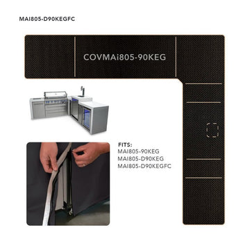 Protect Mont Alpi 805 Island + 90° Corner & Kegerator | Weatherproof