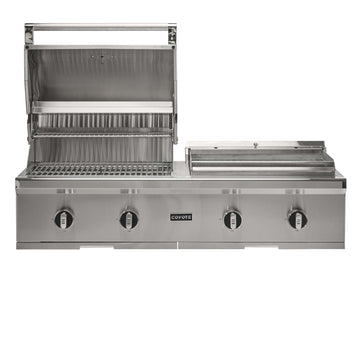 Coyote 50 inch Combo Built-In Gas & Flat Top Grill - 0