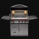 Blaze Professional 34-Inch 3-Burner Freestanding Grill With Rear Infrared Burner