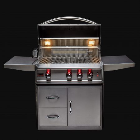 Blaze Professional 34-Inch 3-Burner Freestanding Grill With Rear Infrared Burner