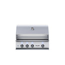 Delta Heat 32 Inch Gas Grill with Infrared Rotisserie - White Control Panel