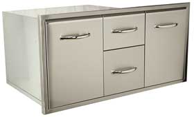 Luxor 42 Inch Door and Drawer Combo