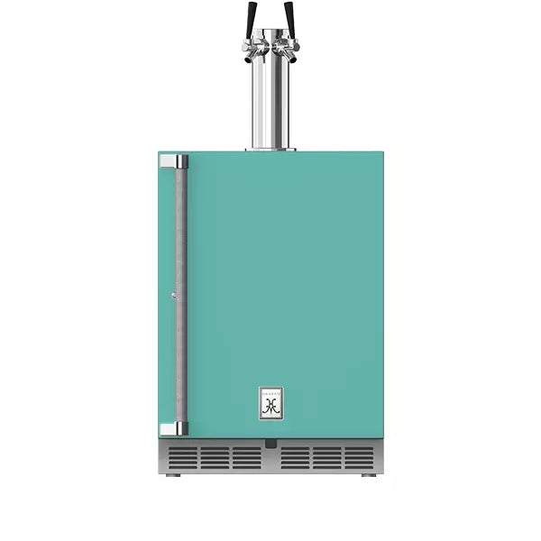 Hestan 24 Inch Outdoor Beer Dispenser with Solid Door and Lock