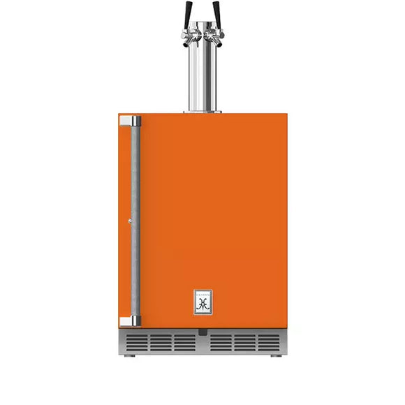 Hestan 24 Inch Outdoor Beer Dispenser with Solid Door and Lock