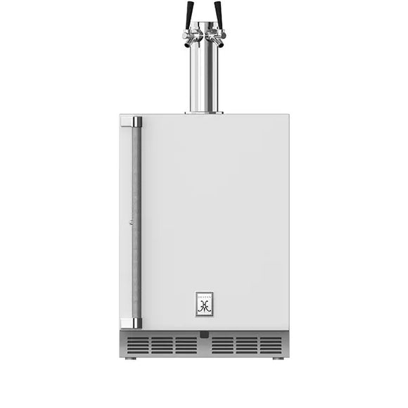 Hestan 24 Inch Outdoor Beer Dispenser with Solid Door and Lock