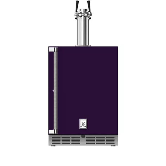 Hestan 24 Inch Outdoor Beer Dispenser with Solid Door and Lock