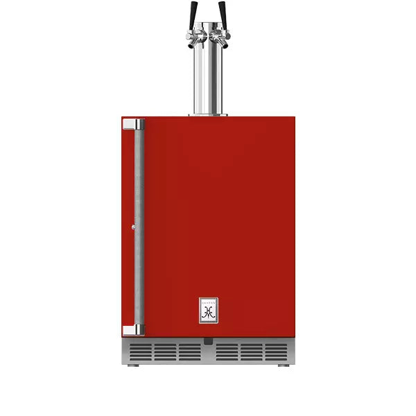Hestan 24 Inch Outdoor Beer Dispenser with Solid Door and Lock