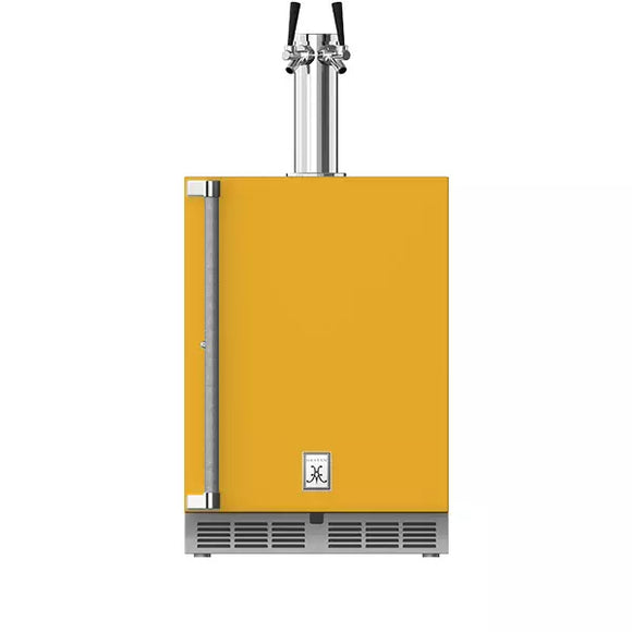 Hestan 24 Inch Outdoor Beer Dispenser with Solid Door and Lock