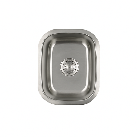 E-Stainless 18 Gauge, Single Bar / Veggie Bowl: 18 x 15 x 7 Inch Bowl Depth