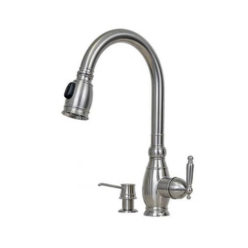 E-Stainless Poseidon KPS3034, Soap Dispenser, Strainer, Grate, and M3018
