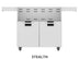 Aspire by Hestan 36 Inch Double Door Cart