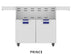 Aspire by Hestan 36 Inch Double Door Cart