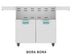 Aspire by Hestan 36 Inch Double Door Cart
