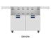 Aspire by Hestan 42 Inch Double Door Cart