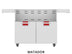 Aspire by Hestan 42 Inch Double Door Cart