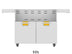 Aspire by Hestan 42 Inch Double Door Cart