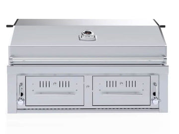 Sunstone Emerald 42 Inch Dual Zone Gas, Charcoal & Wood Burning Grill