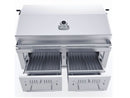 Sunstone Emerald 42 Inch Dual Zone Gas, Charcoal & Wood Burning Grill