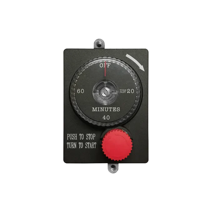 TrueFlame Mechanical Timer with Manual Emergency Shut-OffMechanical Timer with Manual Emergency Shut-Off