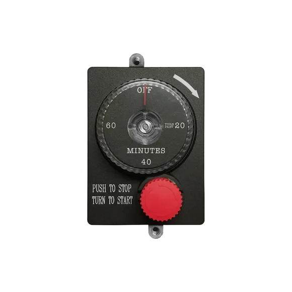 TrueFlame Mechanical Timer with Manual Emergency Shut-OffMechanical Timer with Manual Emergency Shut-Off