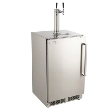 Fire Magic 24 Inch Outdoor Kegerator with Solid Door