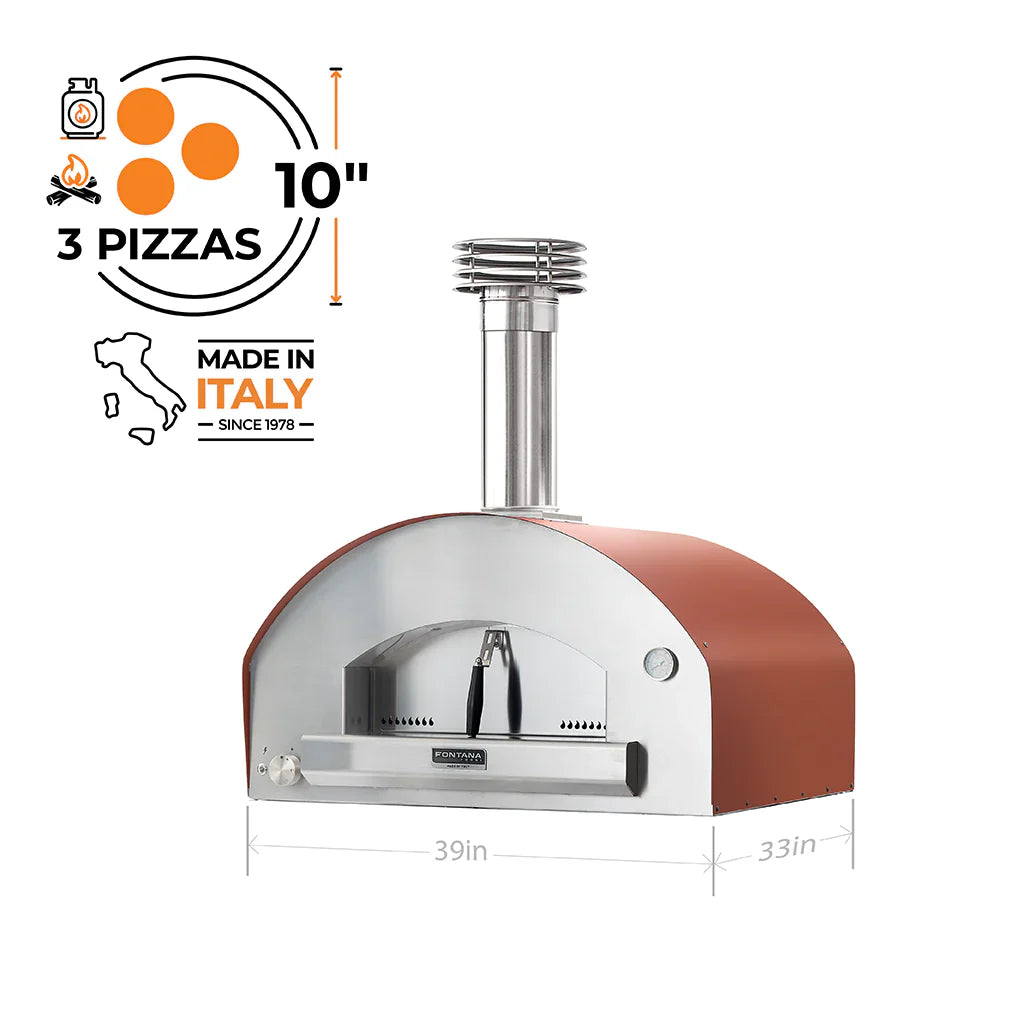 Fontana FIRENZE Hybrid Gas & Wood Oven - 0