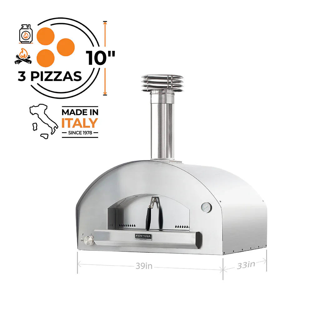 Fontana FIRENZE Hybrid Gas & Wood Oven