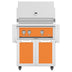 Hestan 30 Inch Grill With Rotisserie On Double Door Cart