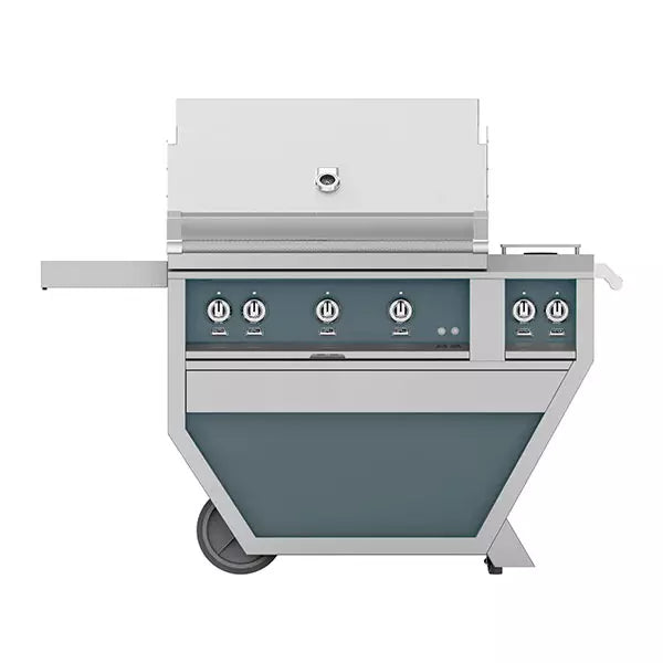 Buy pacific-fog Hestan Deluxe 36 Inch Freestanding Grill