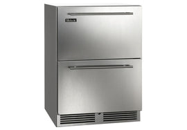 Perlick 24 Inch Signature Series Marine Grade Dual-Zone Freezer/Refrigerator Drawers