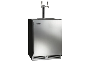 Perlick 24 Inch Outdoor Beverage Center with Solid Door and Lock