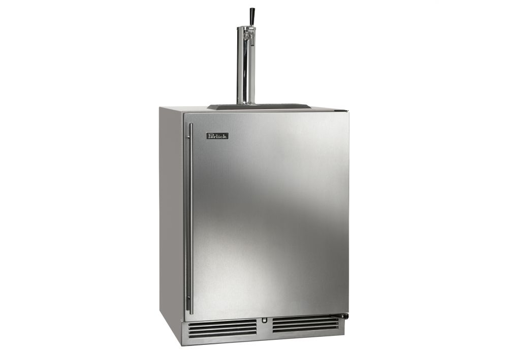 Perlick 24 Inch Outdoor Beer Dispenser with Solid Door