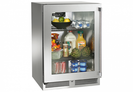 Perlick 24 Inch Outdoor Refrigerator with Glass Door