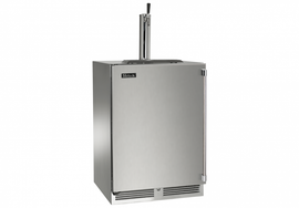 Perlick 24 Inch Indoor Beer Dispenser with Solid Door and Lock