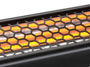Modern slimline Heatstrip Intense electric heater designed for stylish outdoor and alfresco spaces