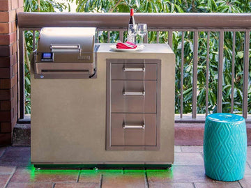 Fire Magic Electric Grill Island Bundle w/ Triple Drawer