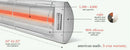 Infratech Marine UpGrade C-4024 61-1/4-Inch 4,000W Single-Element Electric Patio Heater-3