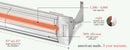 Infratech Marine UpGrade W-4024 61-1/4-Inch 4,000W Single-Element Electric Patio Heater-4