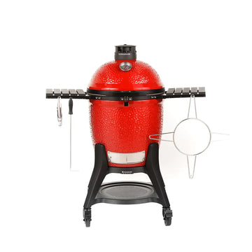 Kamado Joe Classic Joe Red III with Cart