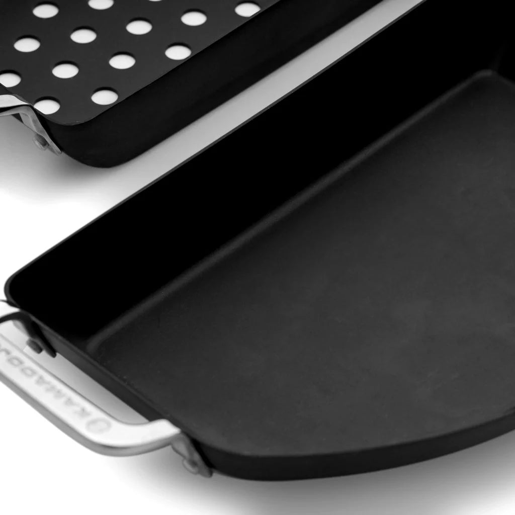 Kamado Joe Karbon Steel™ Half-Moon Pan Set