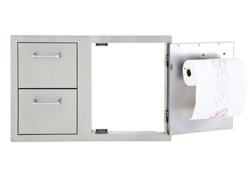 Lion Door Drawer Combo with Towel Rack