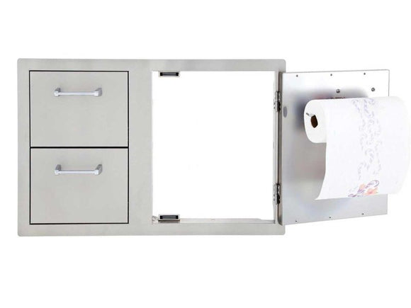 Lion Door Drawer Combo with Towel Rack