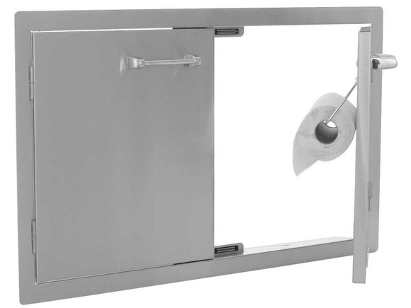 Lion Double Door with Towel Rack
