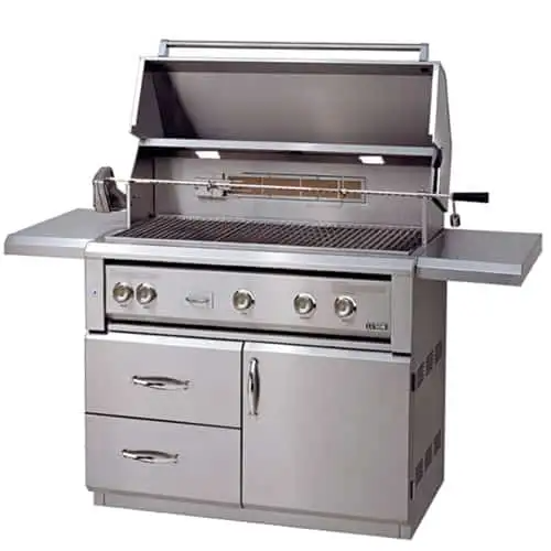 Luxor 42 Inch Freestanding Gas Grill With Rotisserie