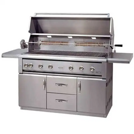 Luxor 54 Inch Freestanding Gas Grill with Rotisserie