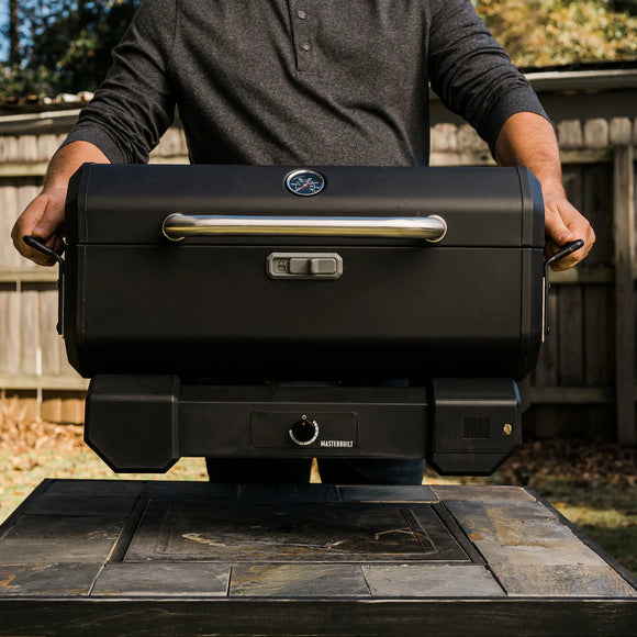 Masterbuilt Portable Charcoal Grill and Smoker with Cart